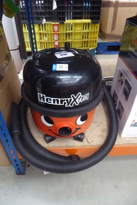 Lot 3140 - Henry Extra tugalong vacuum cleaner with pipe...