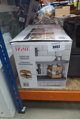 Lot 3052 - Seville Classics sliding bin organiser