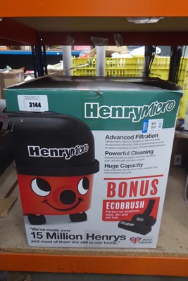 Lot 3144 - Henry micro vacuum cleaner with box