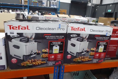 Lot 3063 - 2 Tefal Oleoclean Pro fryer