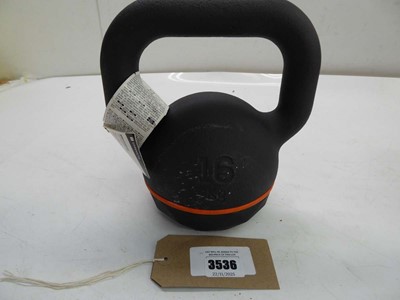 Lot 3536 - 16kg kettlebell