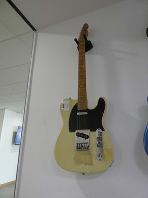 Lot 2224 - 6 string Westfield electric guitar in black...