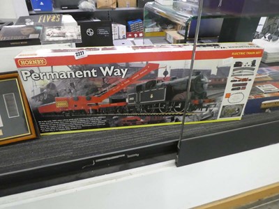 Lot 2227 - Hornby permanent way electric train set