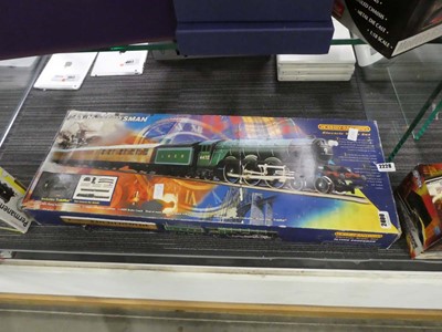 Lot 2228 - Hornby flying scotsman electric train set