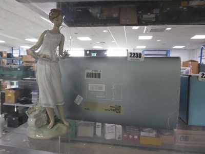 Lot 2230 - Boxed Lladro figure of a lady with flowers