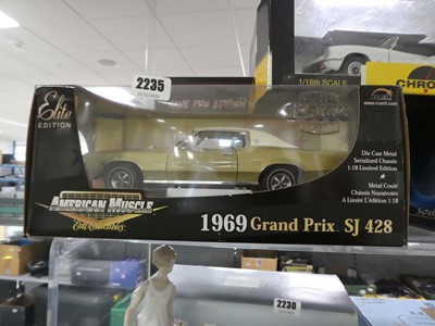 Lot 2235 - Boxed American Muscle diecast model 1969 Grand...
