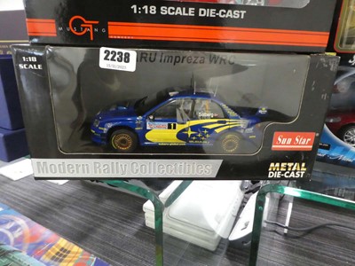 Lot 2238 - Sunstar boxed diecast model Subaru Impreza...