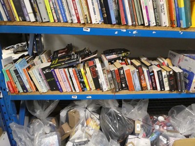 Lot 2255 - Half shelf of fiction and biography books