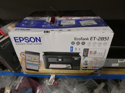 Lot 2261 - Boxed Epson EcoTank E2851 printer
