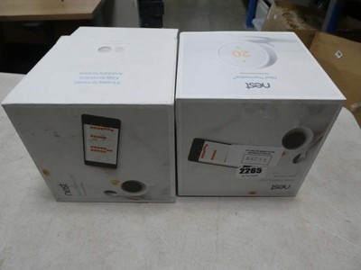 Lot 2265 - 2 boxed Nest thermostats