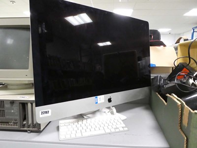 Lot 2292 - Apple iMac A1419 with stand and keyboard