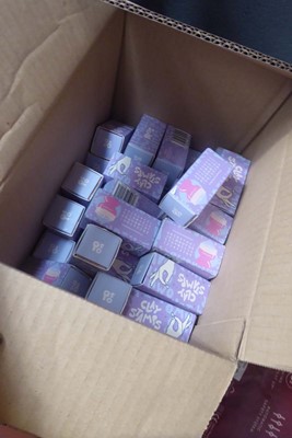 Lot 3236 - Box of clay stamps