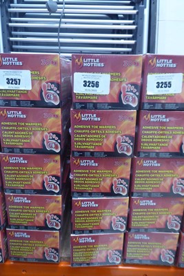 Lot 3256 - 15 boxes of 30 Little Hotties adhesive toe...