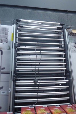 Lot 3263 - 2 unboxed Black + Decker heated airers plus...