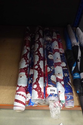 Lot 3270 - Quantity of Christmas wrapping paper
