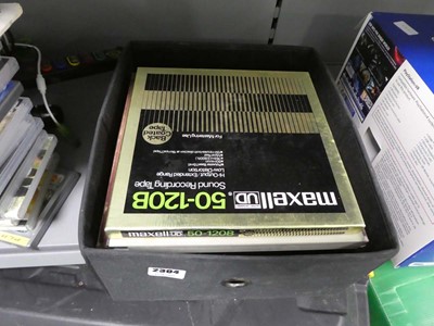 Lot 2304 - Box containing various reel to reel tape