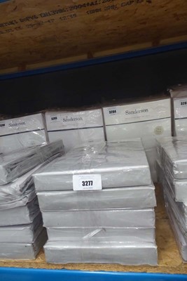 Lot 3277 - 5 twin pack of grey single fitted sheets