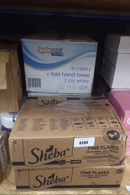 Lot 3293 - 2 boxes of 72 packs of Sheba cat food