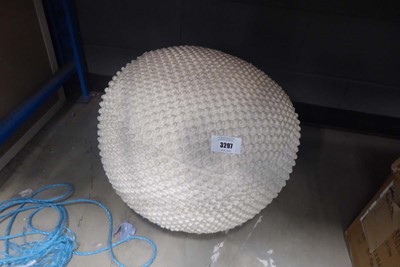 Lot 3297 - Oval seated cushion