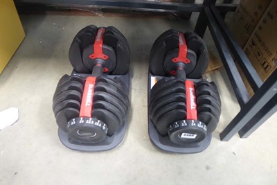 Lot 3306 - 2 interlocking dumbbells
