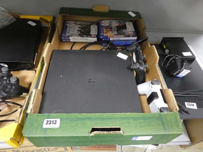 Lot 2313 - Sony PlayStation 4 along with two controllers...