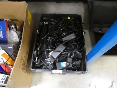 Lot 2392 - Box containing various power supplies