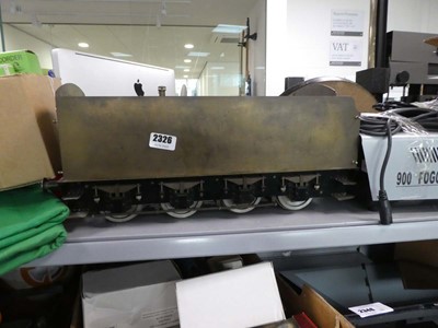 Lot 2326 - Tin train carriage along with track