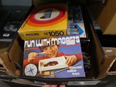 Lot 2351 - Box containing various items including model...