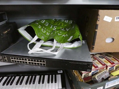 Lot 2361 - Cisco POE switch box and Kickvision CCTV cameras