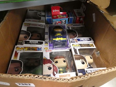 Lot 2362 - Box containing various Funko Pops