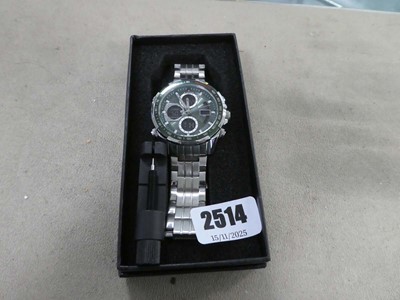 Lot 2514 - Naviforce sub-dial wristwatch, boxed
