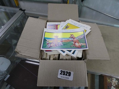 Lot 2529 - Box containing various postcards
