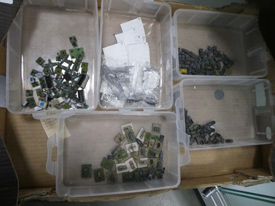 Lot 2530 - Box containing miniature military models of...
