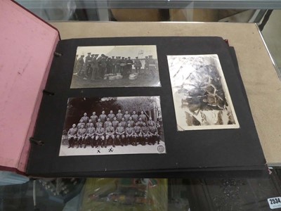 Lot 2535 - Folder containing vintage First World War photos