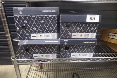 Lot 3339 - Four pairs of Penguin slip on men's shoes