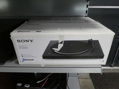 Lot 2553 - Sony PSLX310BT stereo turntable, boxed