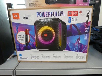 Lot 2560 - JBL Harman Partybox Encore bluetooth speaker,...