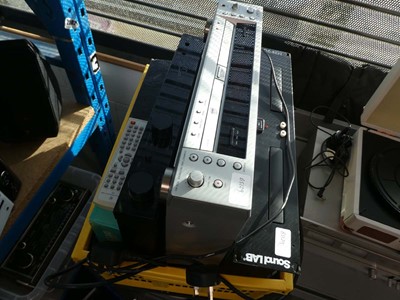 Lot 2562 - Sony RCDW3 CD recorder, Aura amplifier and a...