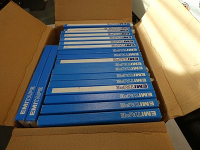 Lot 2564 - Box containing reel to reel tape