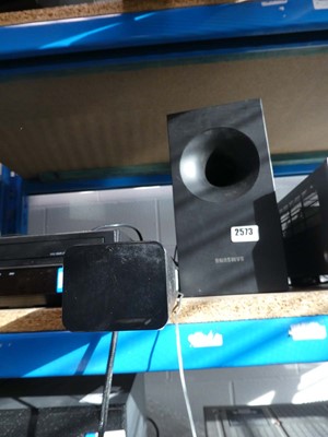 Lot 2573 - Samsung HWJ355 soundbar and subwoofer
