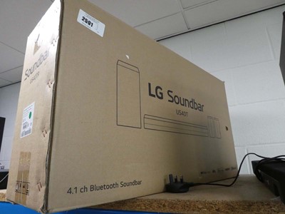 Lot 2591 - LG soundbar boxed