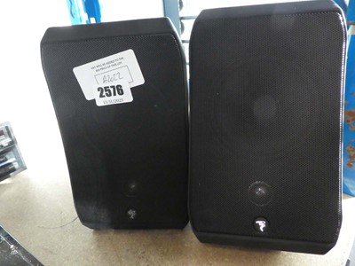 Lot 2576 - Pair of SIB Focal speakers