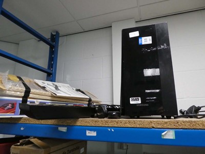Lot 2593 - Samsung soundbar and subwoofer HWF450