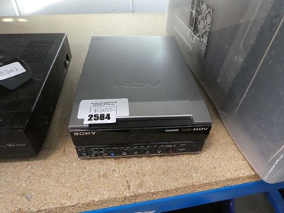 Lot 2584 - Sony digital HD video cassette recorder HDV1080I