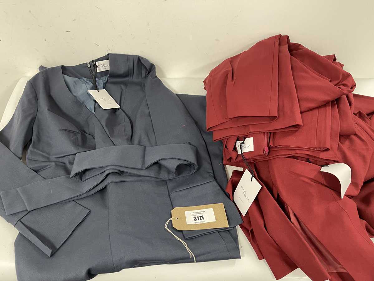 Lot 7x Alice Fawke jumpsuits in various sizes