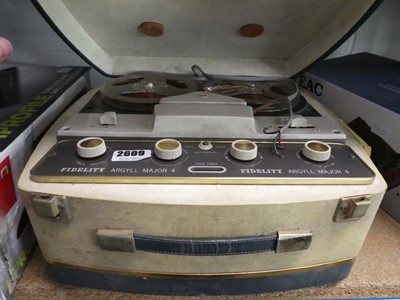 Lot 2609 - Fidelity Argyll Major 4 reel-to-reel player