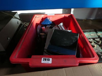 Lot 2615 - Box of music equipment, including Presonus...