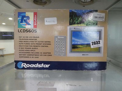 Lot 2632 - Roadstar LCD 5605 5.6 LCD colour TV monitor