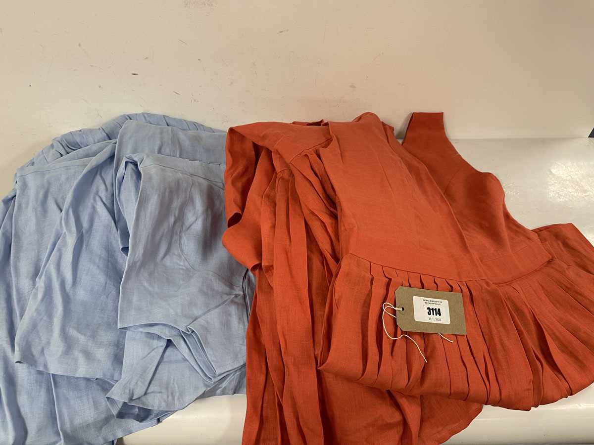 Lot 14x Alice Fawke pleated summer dresses in...