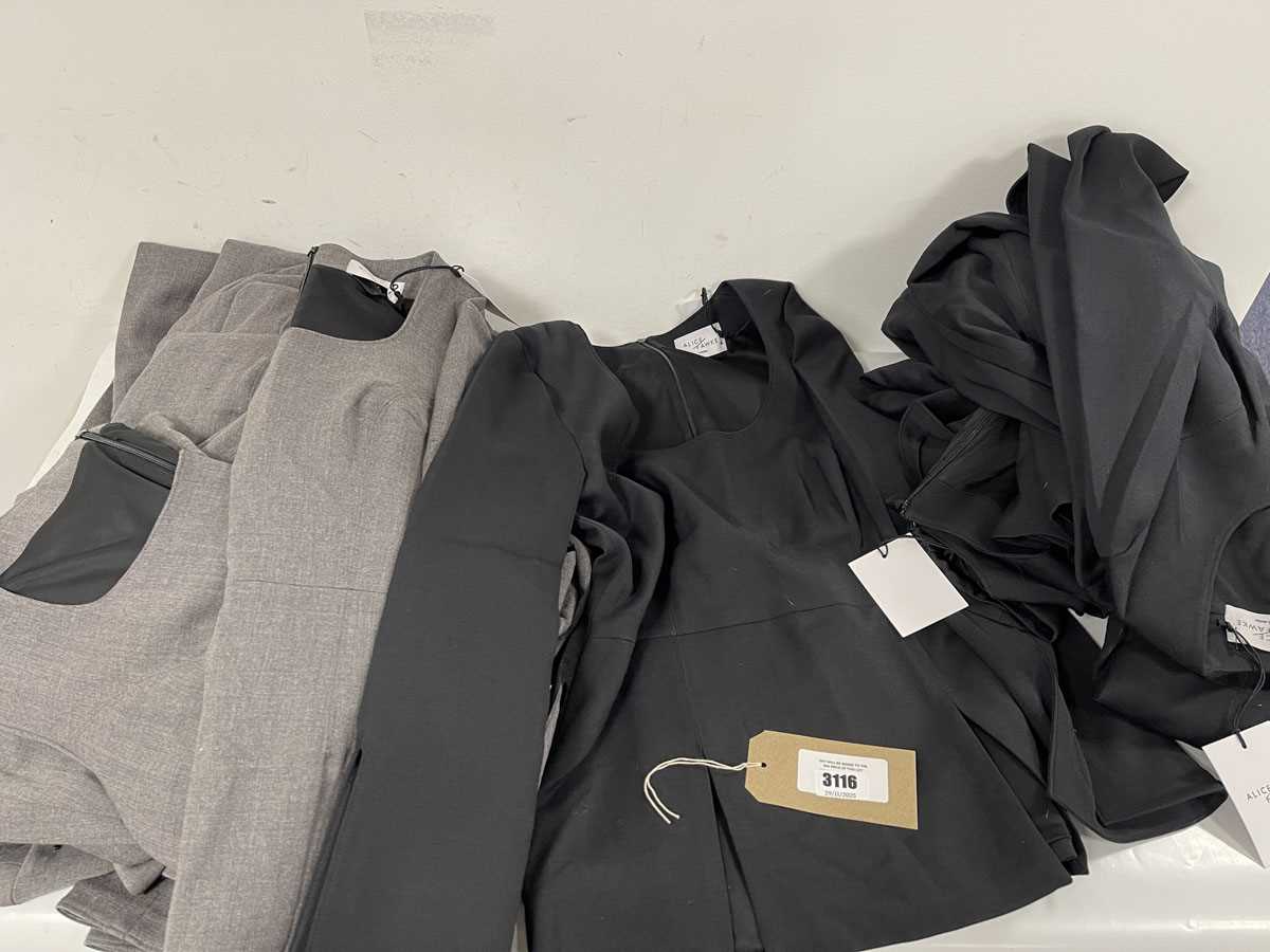 Lot 17x Alice Fawke nana tops in black & grey...